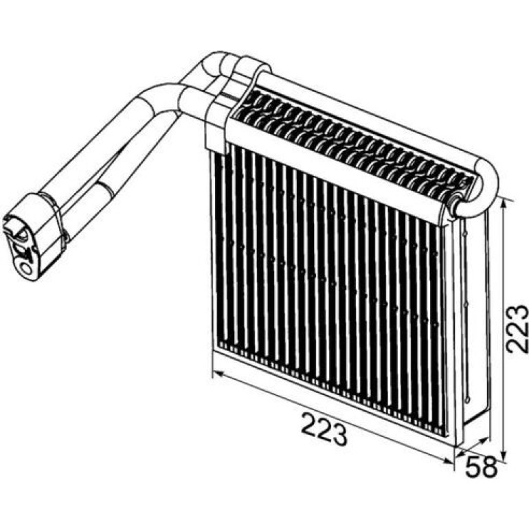Verdampfer, Klimaanlage AE 98 000P Verdampfer, Klimaanlage AE 98 000P