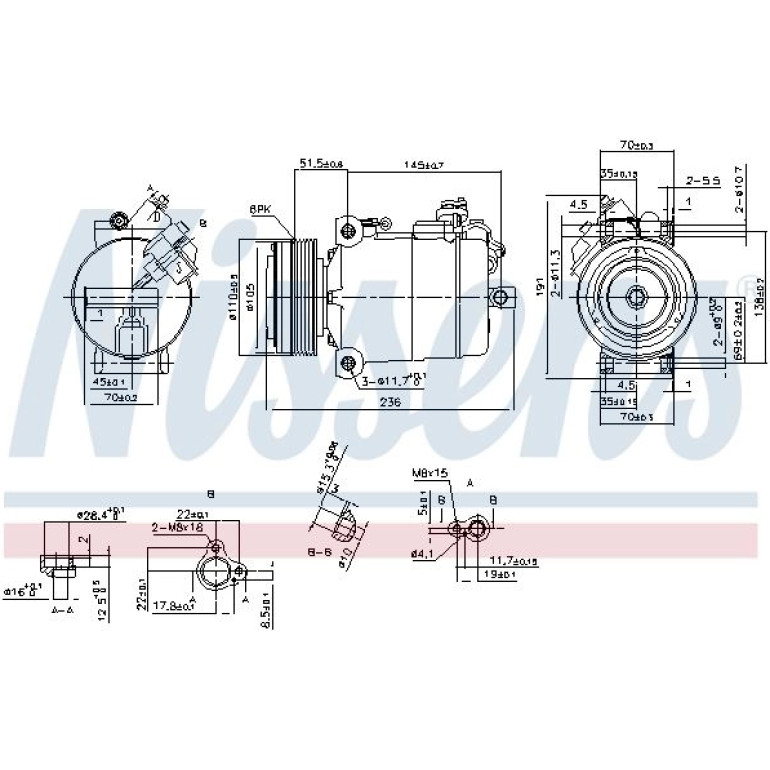 Kompressor, Klimaanlage 890043 Kompressor, Klimaanlage 890043