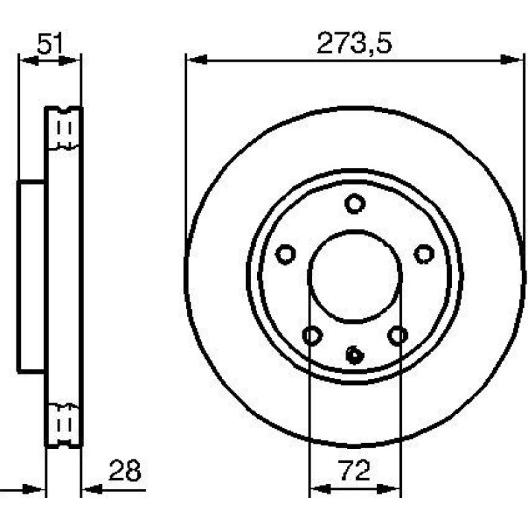 Bremsscheibe 0 986 479 016 Bremsscheibe 0 986 479 016