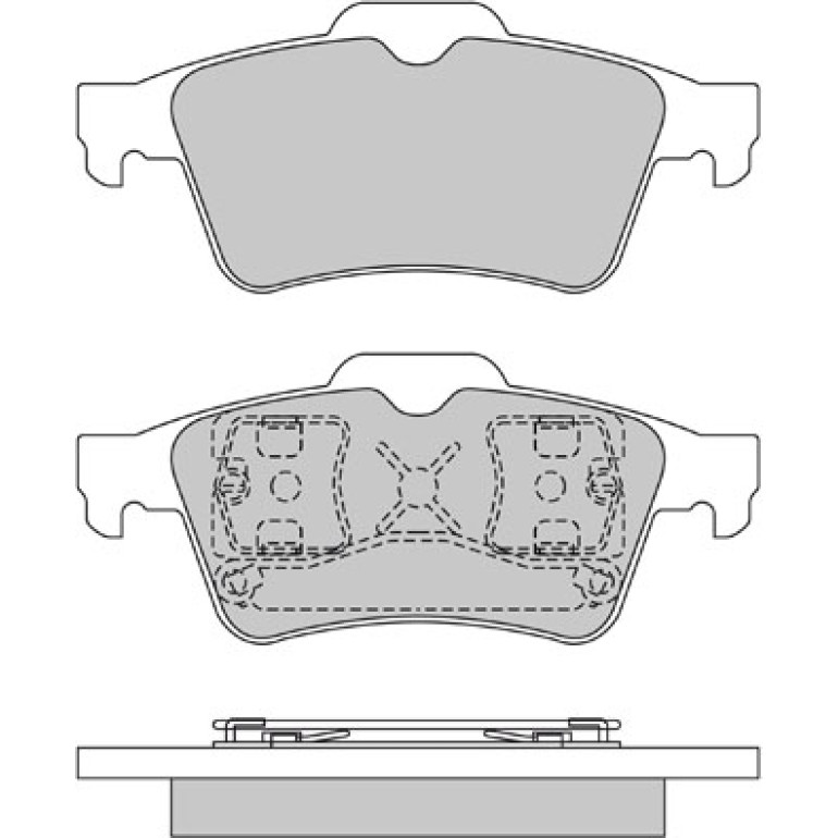 Bremsbelagsatz, Scheibenbremse 1170080 Bremsbelagsatz, Scheibenbremse 1170080