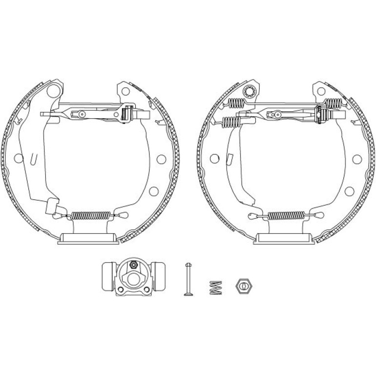 Bremsbackensatz 8DB 355 004-261 Bremsbackensatz 8DB 355 004-261