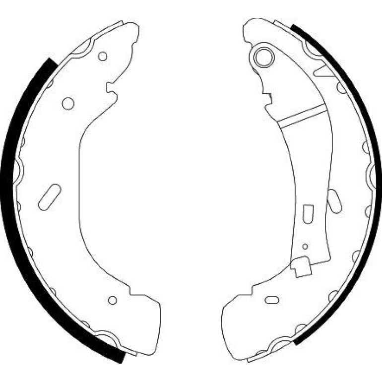 Bremsbackensatz 8DB 355 001-961 Bremsbackensatz 8DB 355 001-961