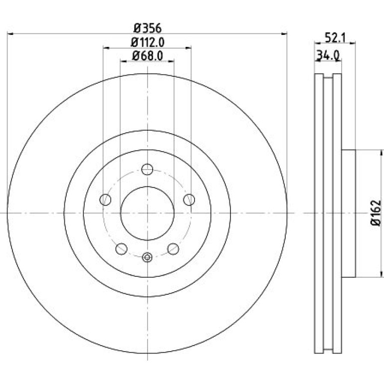 Bremsscheibe 8DD 355 129-371