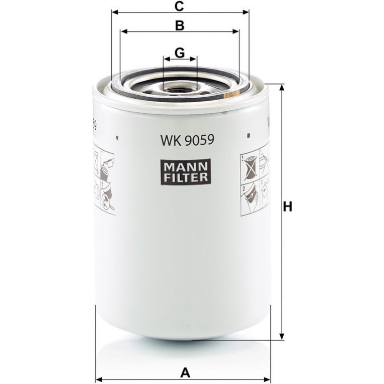 Kraftstofffilter WK 9059 Kraftstofffilter WK 9059
