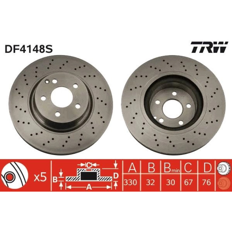 Bremsscheibe DF4148S