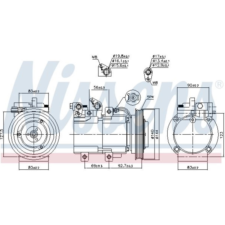 Kompressor, Klimaanlage 890182 Kompressor, Klimaanlage 890182