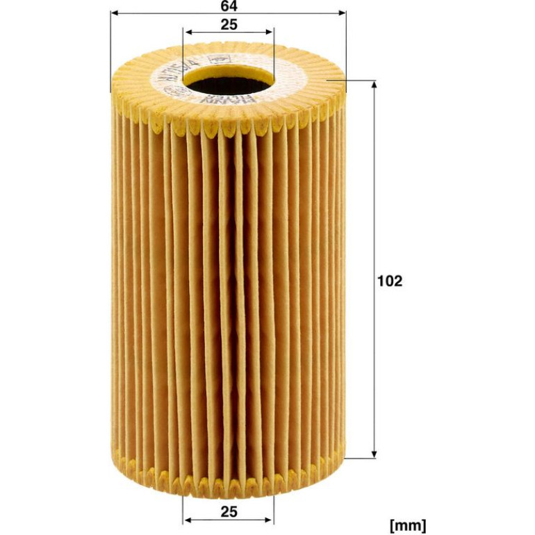 MANN-FILTER HU 715/4 x Ölfilter mit Dichtung, Filtereinsatz MANN-FILTER HU 715/4 x Ölfilter mit Dichtung, Filtereinsatz