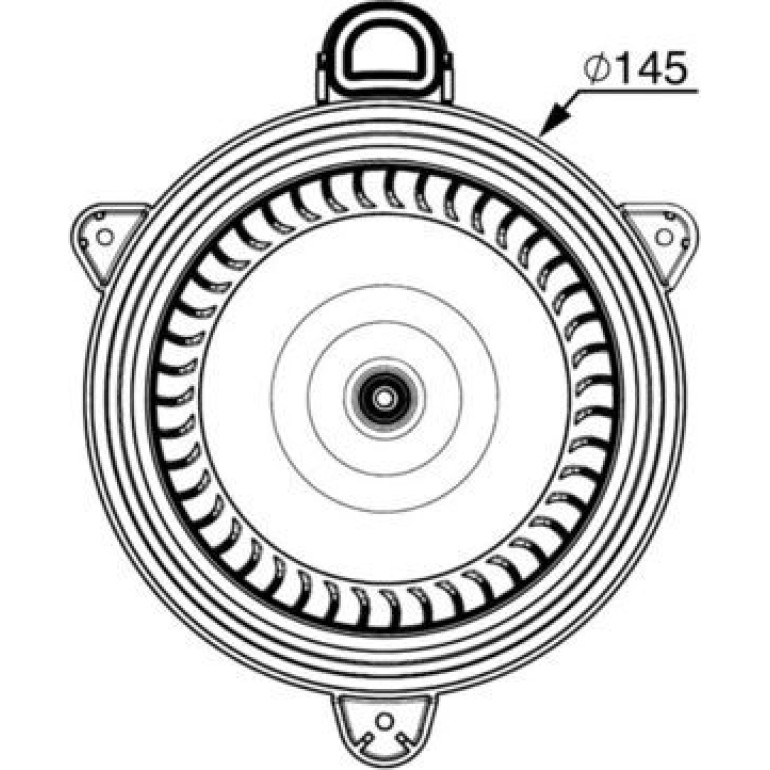Innenraumgebläse AB 268 000P