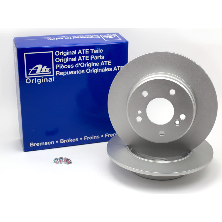 ATE BREMSSCHEIBEN + BELÄGE VORNE + HINTEN für MERCEDES W203 C209 R171 ATE BREMSSCHEIBEN + BELÄGE VORNE + HINTEN für MERCEDES W203 C209 R171
