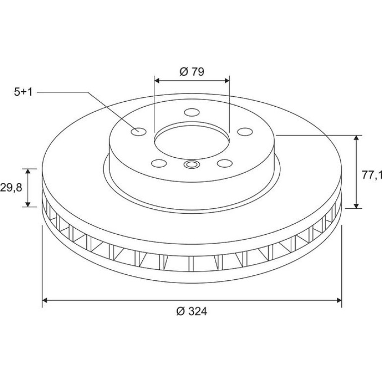 Bremsscheibe 672603 Bremsscheibe 672603