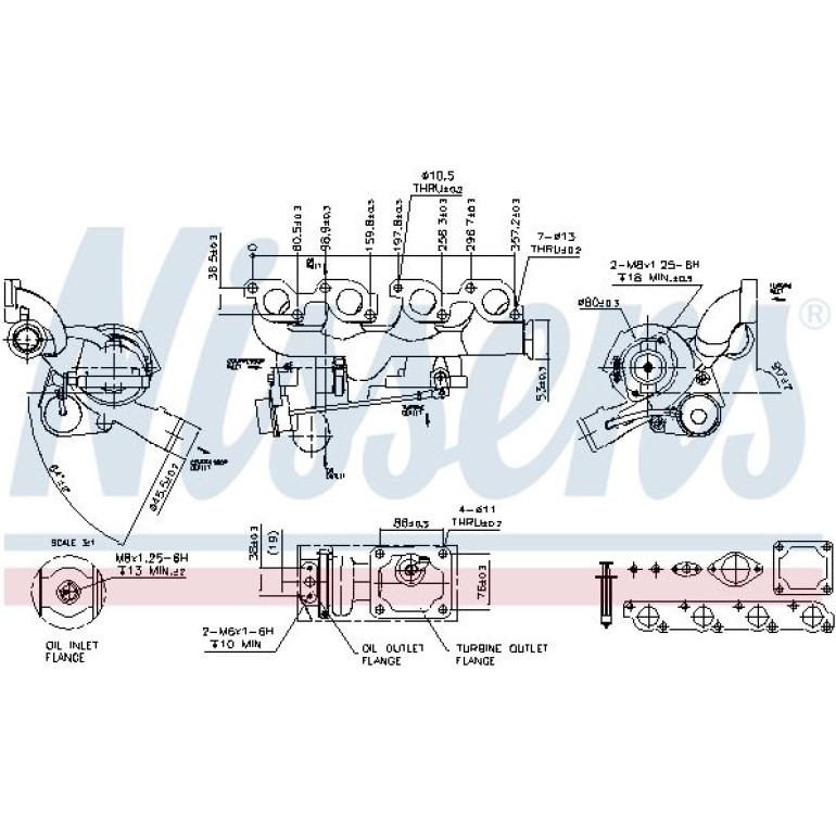 Nissens Turbolader 93106