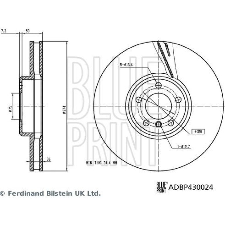 Bremsscheibe ADBP430024 Bremsscheibe ADBP430024