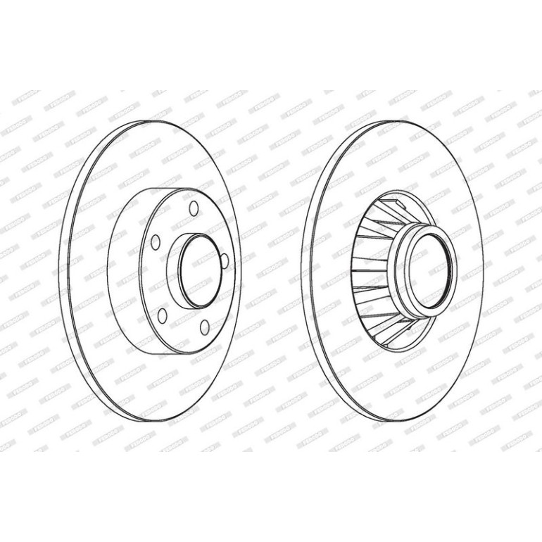 Bremsscheibe DDF1498C-1
