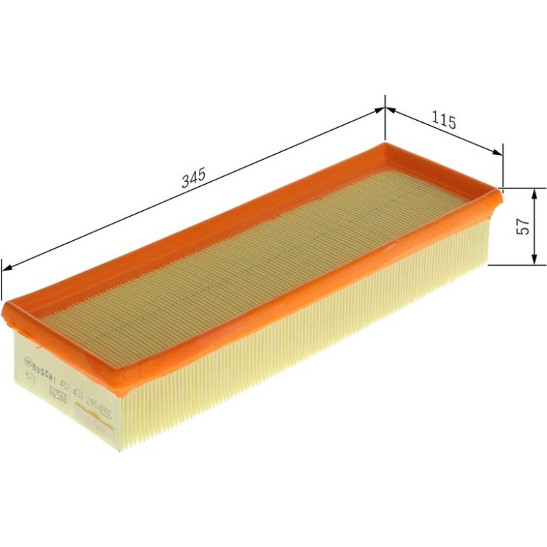 BOSCH 1 457 433 299 Luftfilter BOSCH 1 457 433 299 Luftfilter