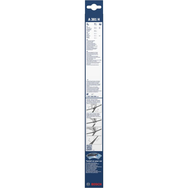BOSCH A 381 H Scheibenwischer Rear Aerotwin 3 397 008 996 BOSCH A 381 H Scheibenwischer Rear Aerotwin 3 397 008 996