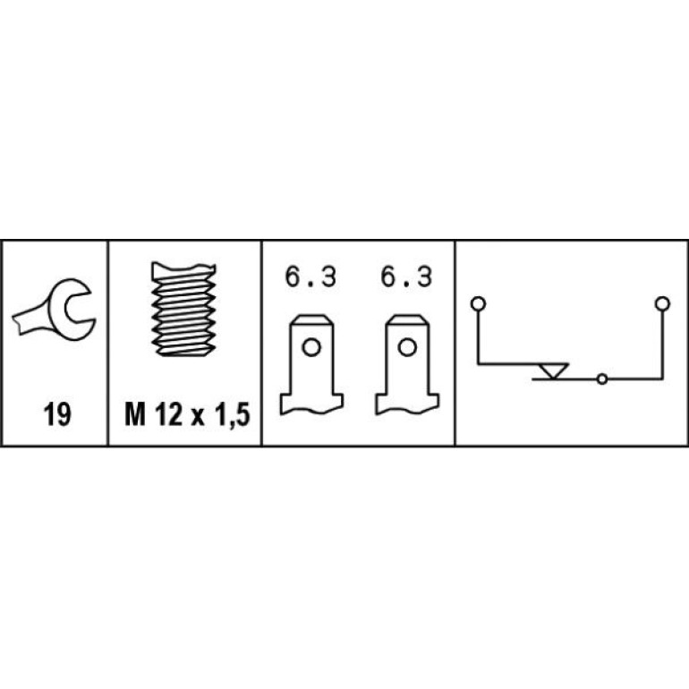 Bremslichtschalter 6DF 007 361-001