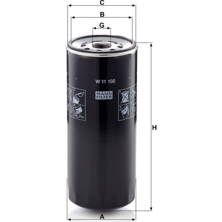 Ölfilter W 11 102