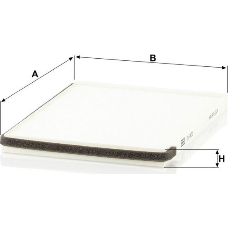MANN-FILTER CU 2630 Innenraumfilter, Partikelfilter MANN-FILTER CU 2630 Innenraumfilter, Partikelfilter