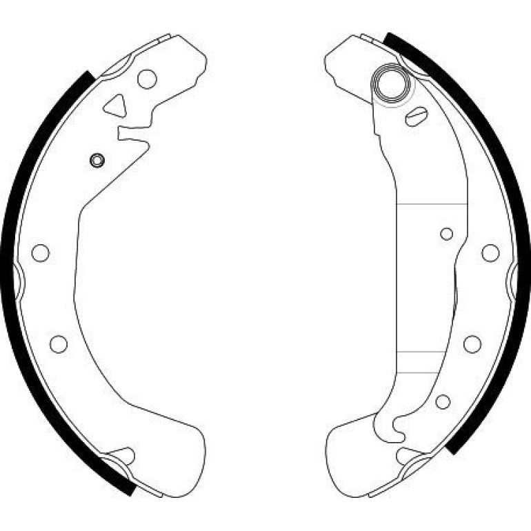 Bremsbackensatz 8DB 355 002-631 Bremsbackensatz 8DB 355 002-631