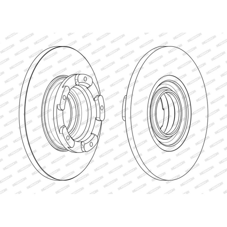 Bremsscheibe DDF2471 Bremsscheibe DDF2471