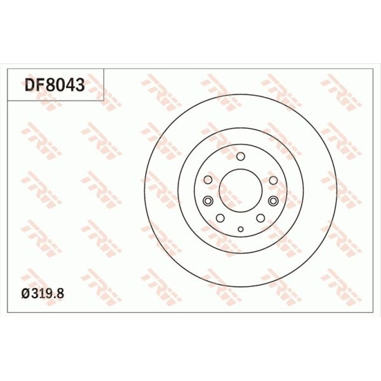 Bremsscheibe DF8043 Bremsscheibe DF8043