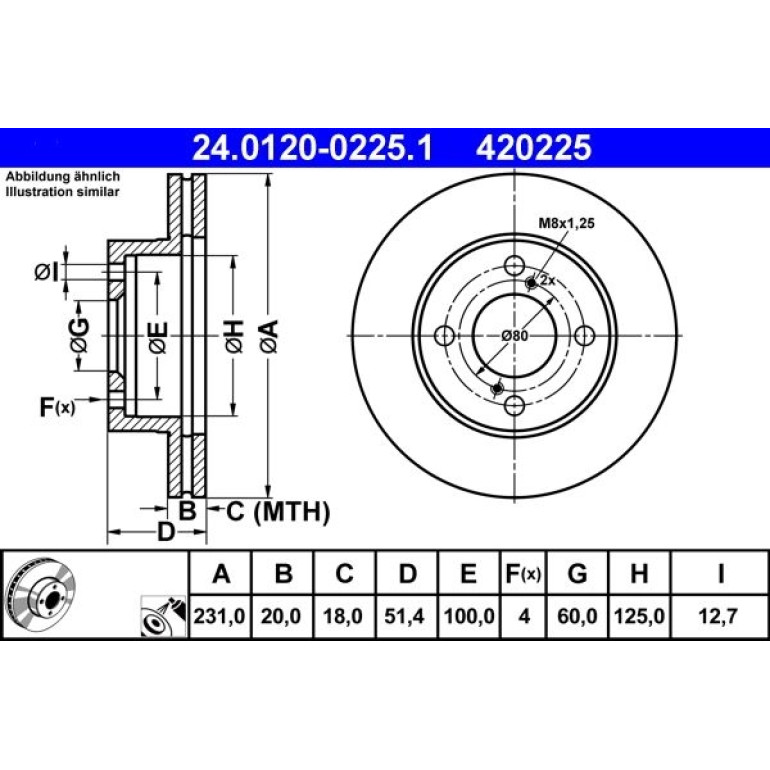 Bremsscheibe 24.0120-0225.1