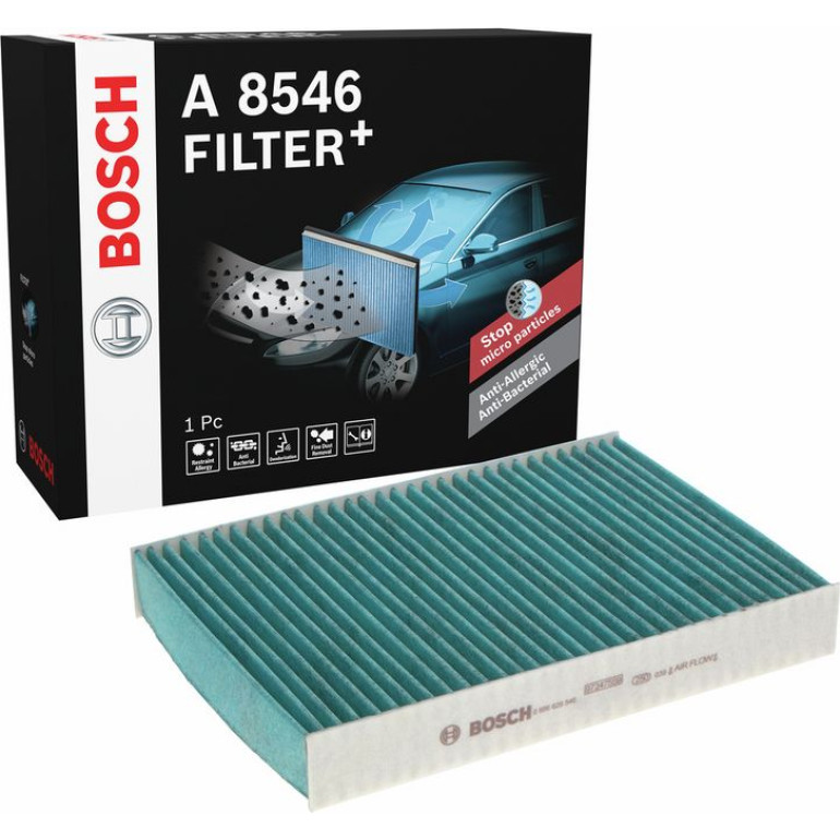 BOSCH 0 986 628 546 Innenraumfilter FILTER+pro BOSCH 0 986 628 546 Innenraumfilter FILTER+pro