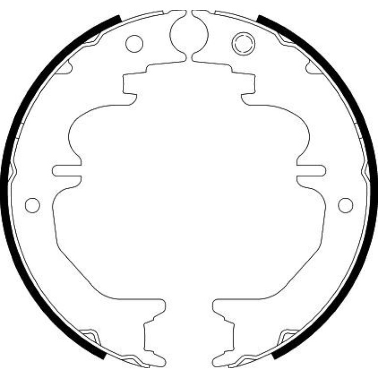Bremsbackensatz, Feststellbremse 8DA 355 050-711 Bremsbackensatz, Feststellbremse 8DA 355 050-711