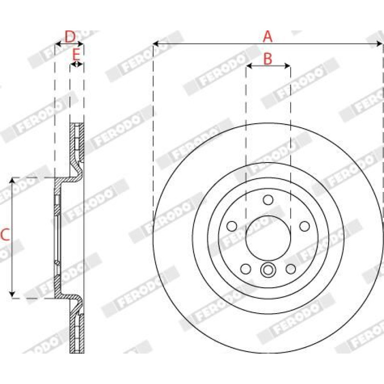 Bremsscheibe DDF2733C Bremsscheibe DDF2733C