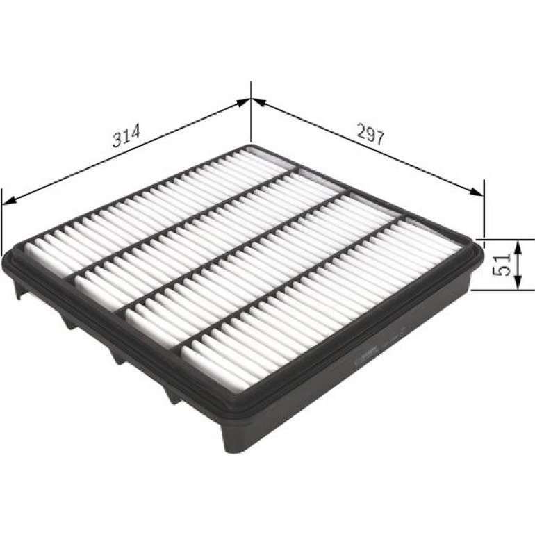 BOSCH F 026 400 296 Luftfilter BOSCH F 026 400 296 Luftfilter