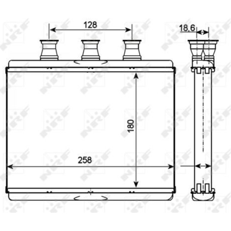 Wärmetauscher, Innenraumheizung 54278 Wärmetauscher, Innenraumheizung 54278