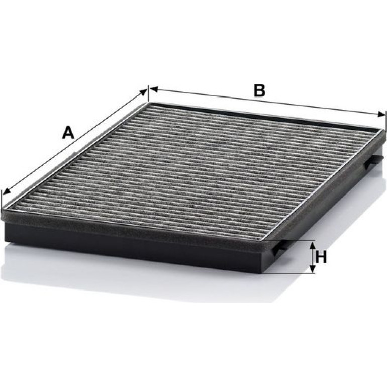 MANN-FILTER CUK 3943 Innenraumfilter, Aktivkohlefilter