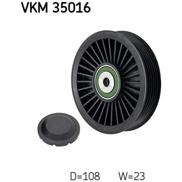 Umlenk-/Führungsrolle, Keilrippenriemen VKM 35016 Umlenk-/Führungsrolle, Keilrippenriemen VKM 35016