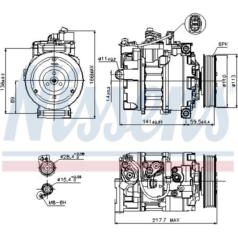 Kompressor, Klimaanlage 89223 Kompressor, Klimaanlage 89223