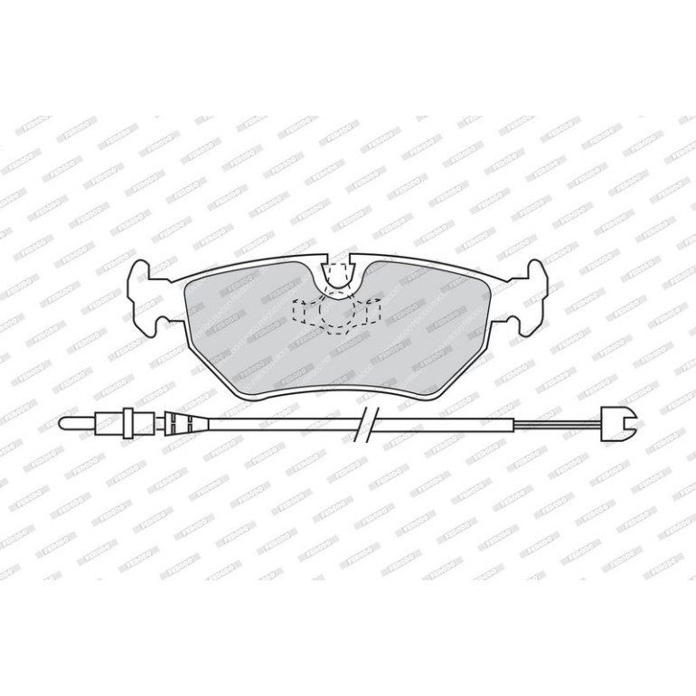Bremsbelagsatz, Scheibenbremse FDB1003 Bremsbelagsatz, Scheibenbremse FDB1003