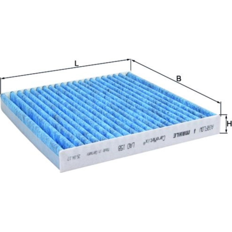 Filter, Innenraumluft LAO 158 Filter, Innenraumluft LAO 158