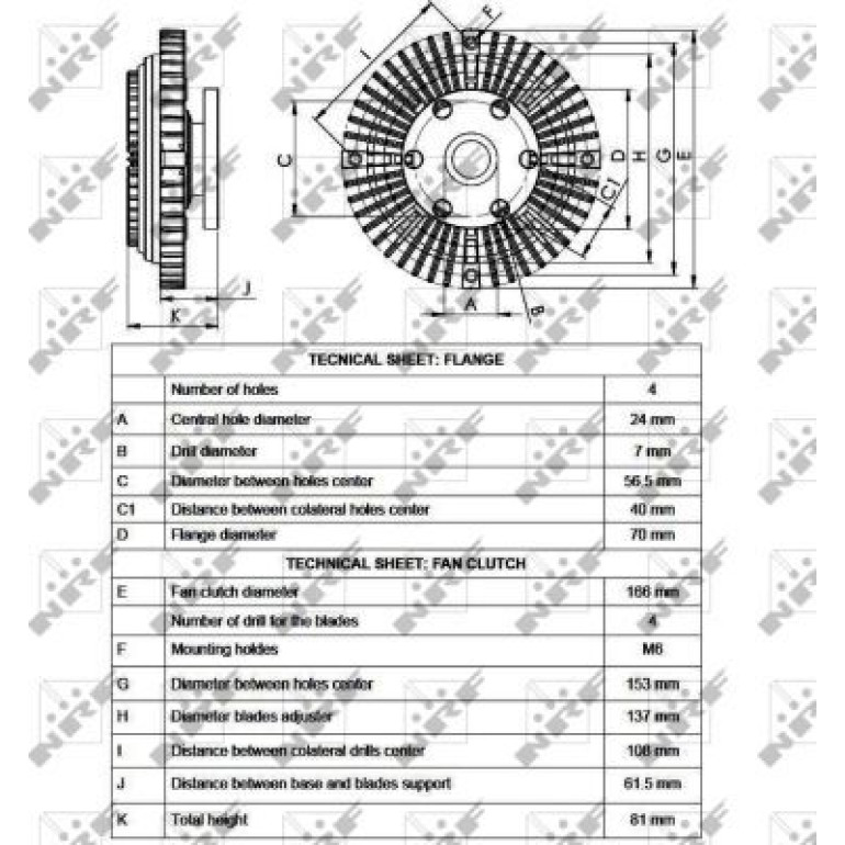 Kupplung, Kühlerlüfter 49525 Kupplung, Kühlerlüfter 49525