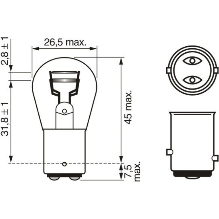 Glühlampe 1 987 301 016 Glühlampe 1 987 301 016