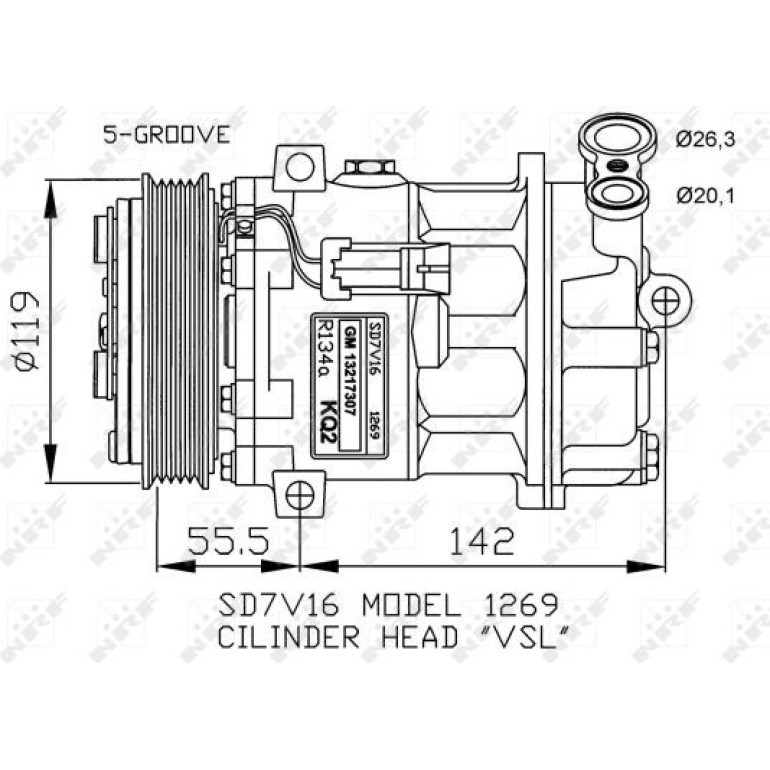Kompressor, Klimaanlage 32818 Kompressor, Klimaanlage 32818