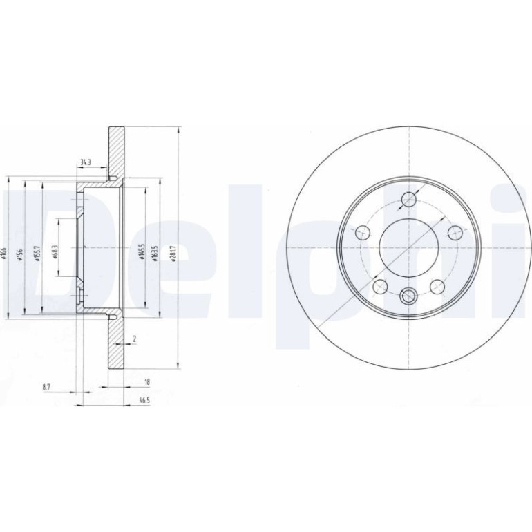 Bremsscheibe BG3415 Bremsscheibe BG3415