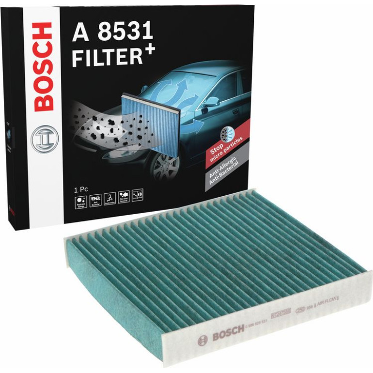 BOSCH 0 986 628 531 Innenraumfilter BOSCH 0 986 628 531 Innenraumfilter
