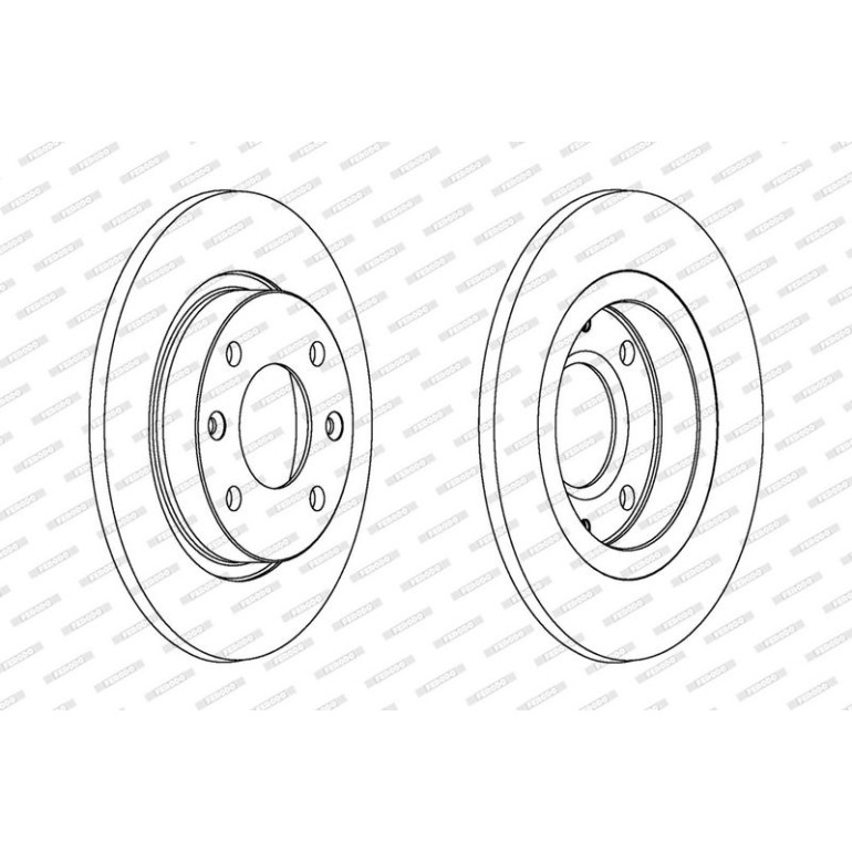 Bremsscheibe DDF059C Bremsscheibe DDF059C