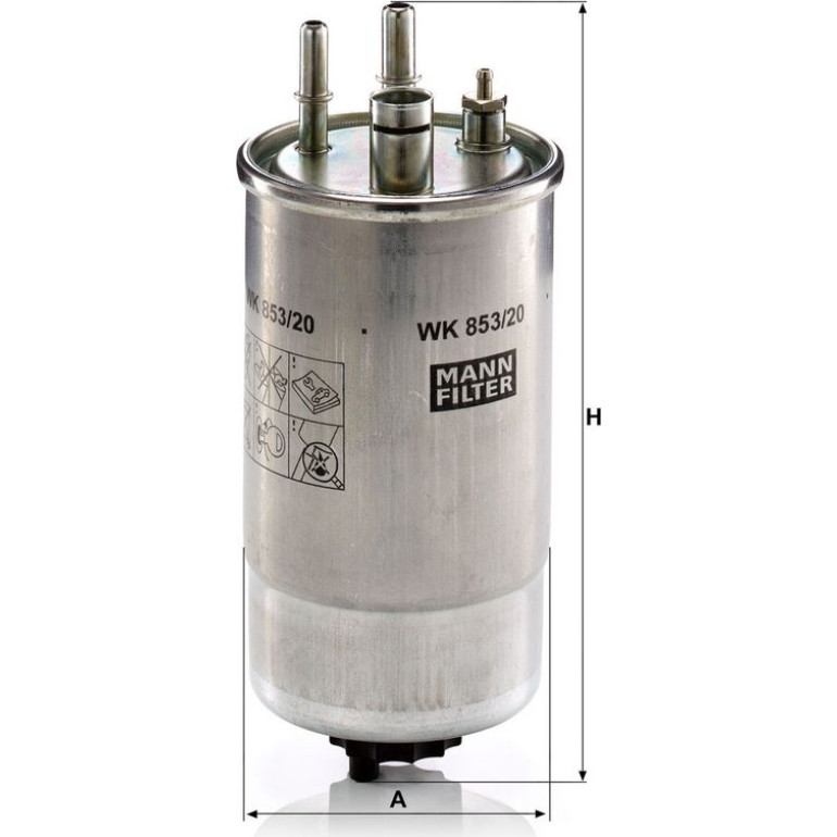 Kraftstofffilter WK 853/20 Kraftstofffilter WK 853/20
