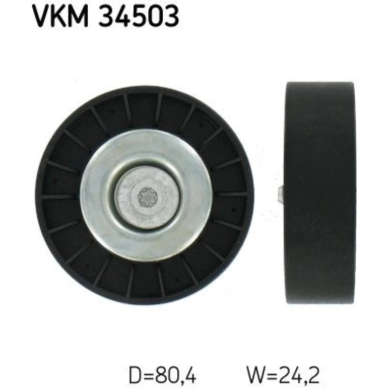 Umlenk-/Führungsrolle, Keilrippenriemen VKM 34503 Umlenk-/Führungsrolle, Keilrippenriemen VKM 34503