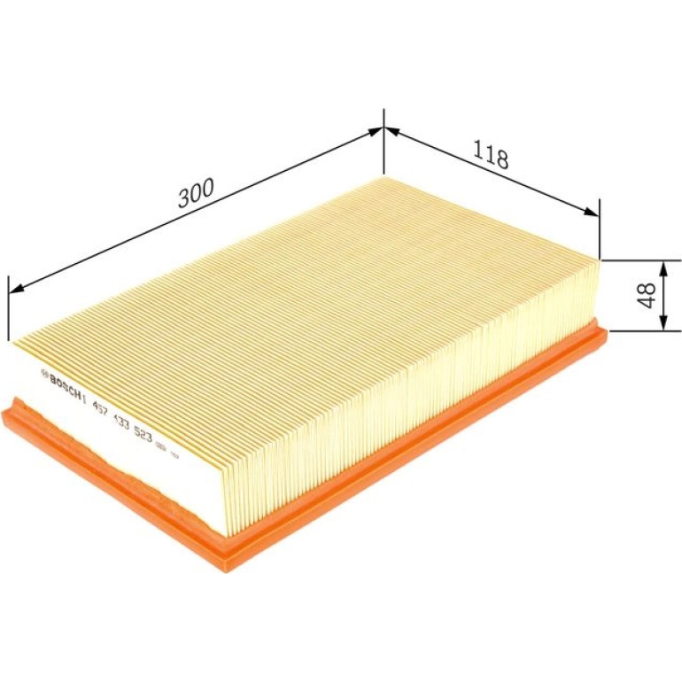 BOSCH 1 457 433 523 Luftfilter BOSCH 1 457 433 523 Luftfilter