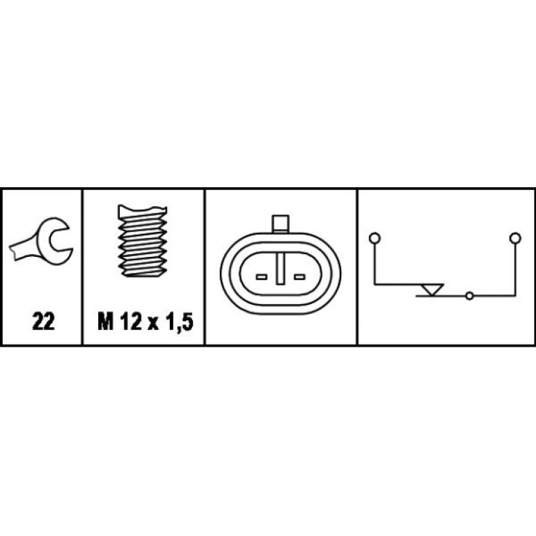 Schalter, Rückfahrleuchte 6LF 007 356-001 Schalter, Rückfahrleuchte 6LF 007 356-001