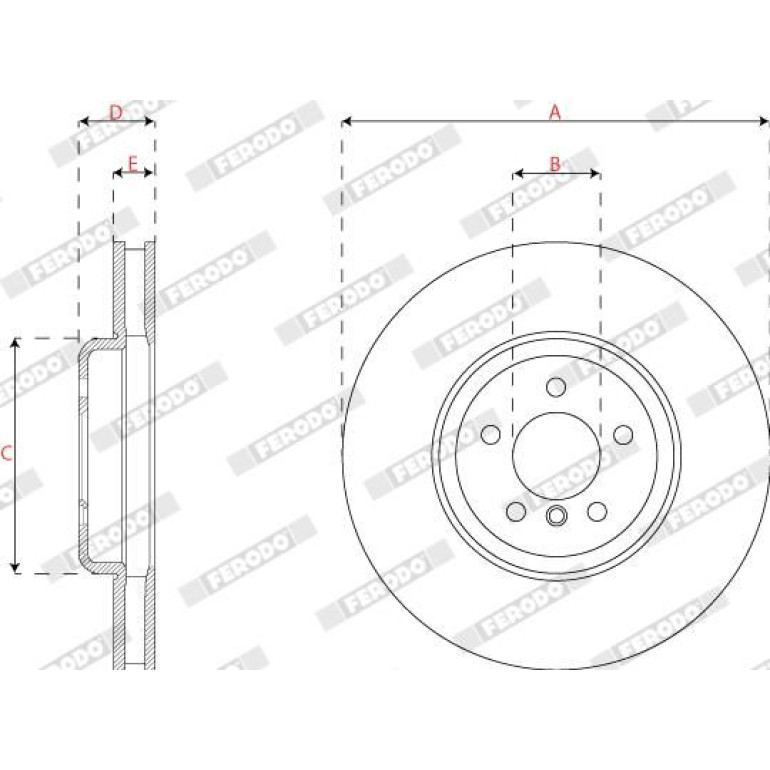 Bremsscheibe DDF2042LC-1 Bremsscheibe DDF2042LC-1