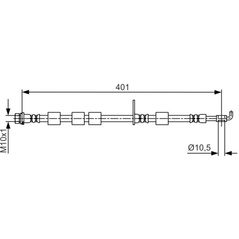 Bremsschlauch 1 987 481 700