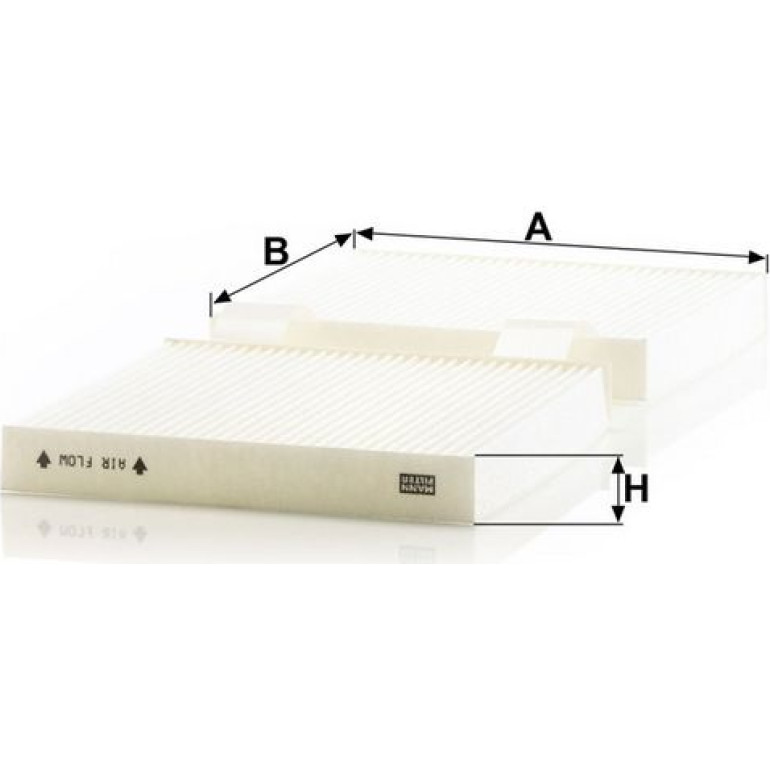 MANN-FILTER CU 19 004 Innenraumfilter, Partikelfilter MANN-FILTER CU 19 004 Innenraumfilter, Partikelfilter