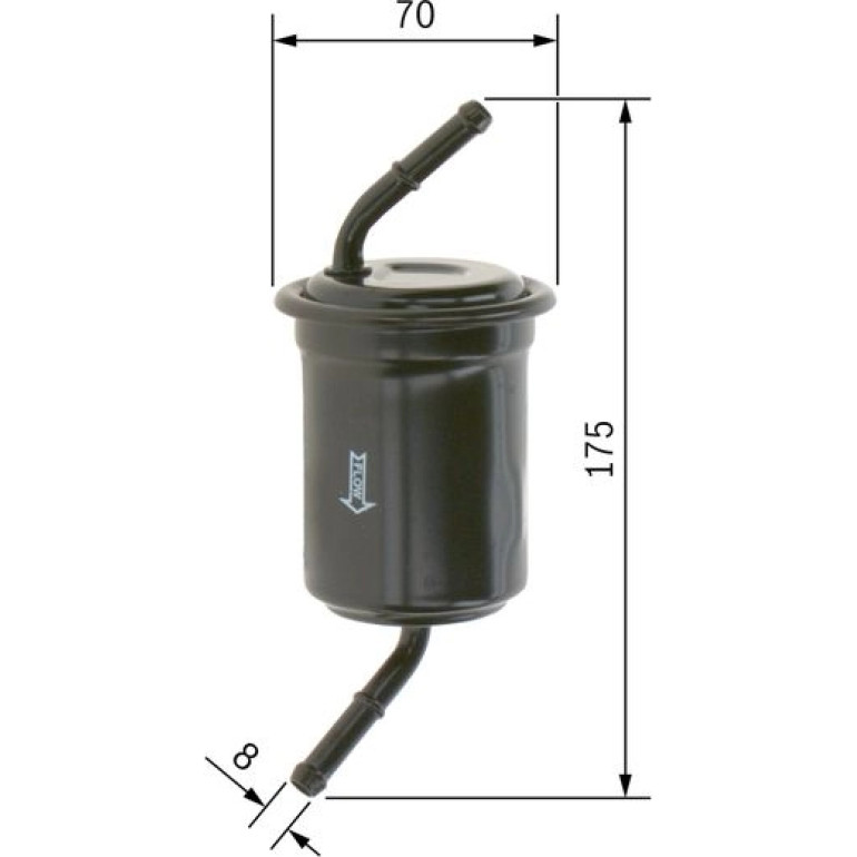 Kraftstofffilter 0 986 450 108